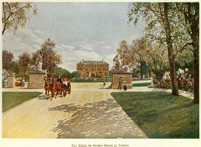 Castelo em Dresden de Josse Photo