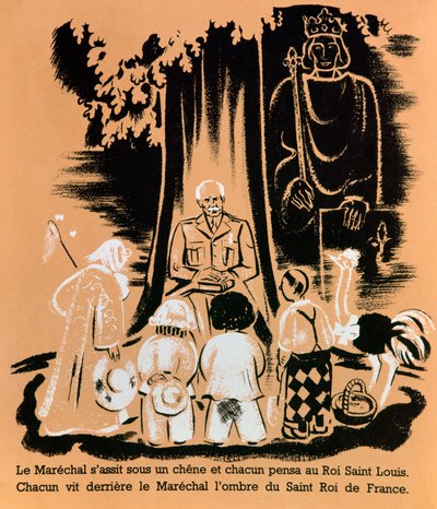 A propaganda do Marechal Petain de Josse Photo