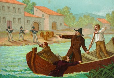 A proscrição no Sul de França em 1815 (ilustração) de Josse Photo