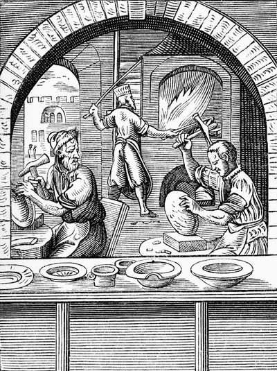 Fabricante de bacias de Jost Amman