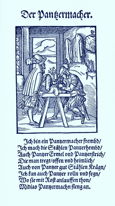 Fabricante de cotas de malha de Jost Amman