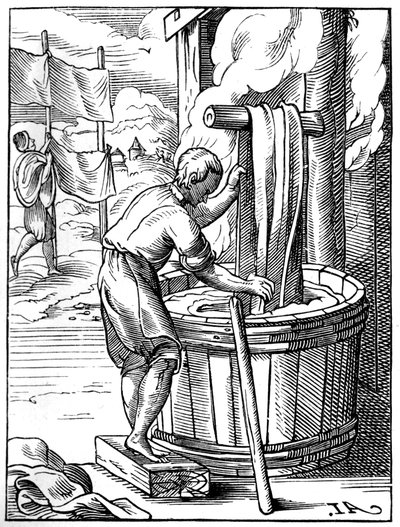 Tintureiro, século XVI 1849 de Jost Amman