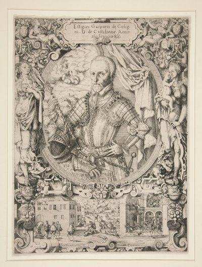 Gaspard de Coligny, Almirante da França de Jost Amman