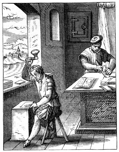 Goldbeater, século XVI, 1849. de Jost Amman