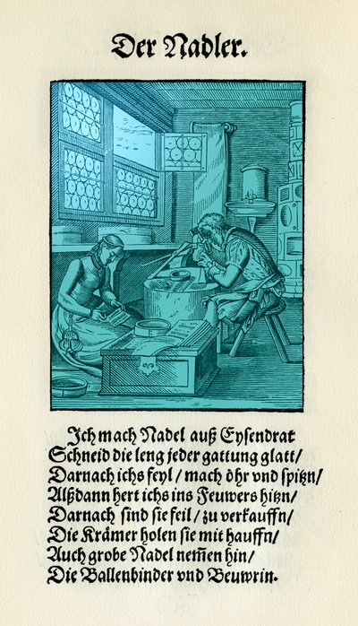 Fabricante de agulhas de Jost Amman