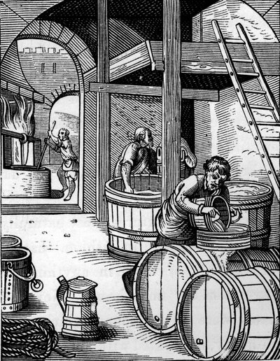 O fabricante de cerveja de Jost Amman