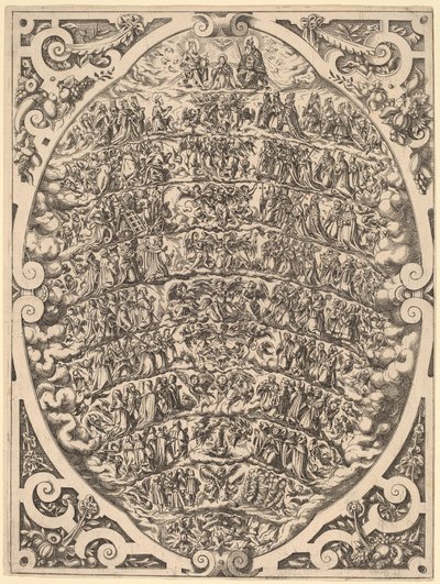 A hierarquia dos céus de Jost Amman