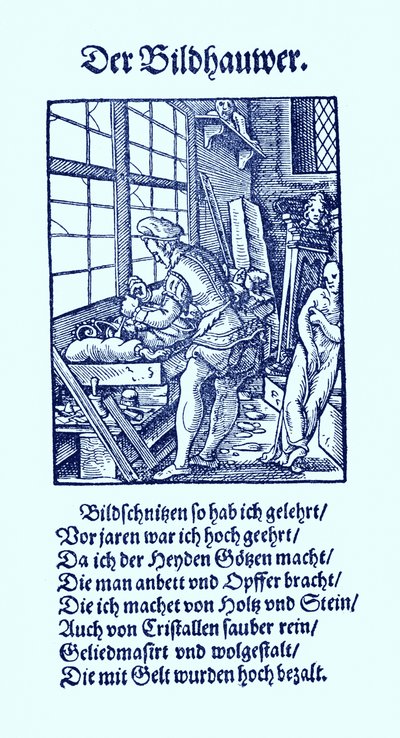 O escultor de Jost Amman