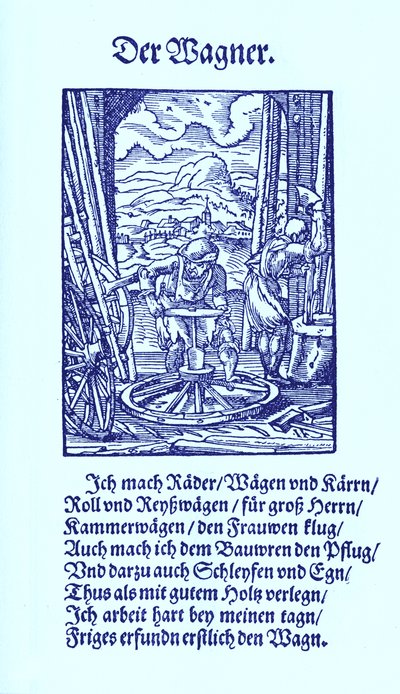 Fabricante de vagões de Jost Amman