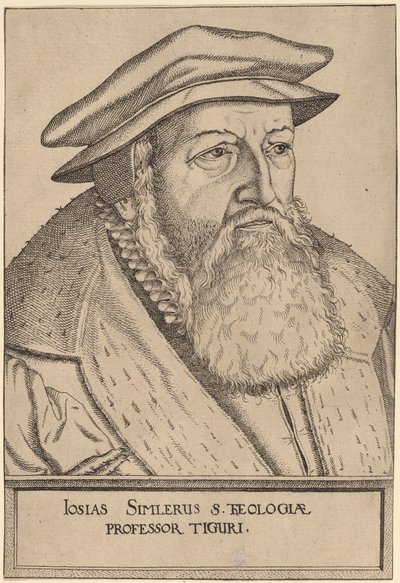 Josiah Simler. de Jost Ammon