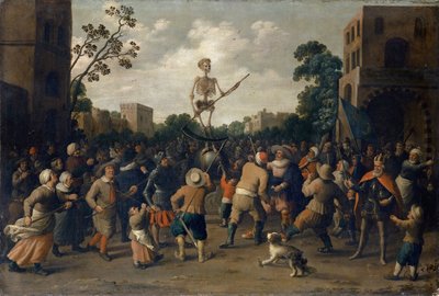 A luta contra a morte, 1625. de Jost Cornelisz Droochsloot