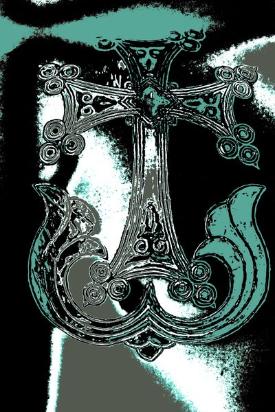 Cruz Ornamental, da série, Igreja do Santo Sepulcro, 2015 (fotografia) de Joy Lions