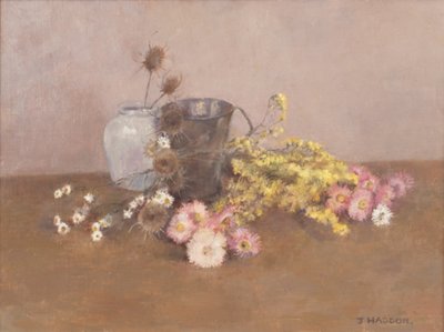 Natureza morta das flores (pintura) de Joyce Haddon