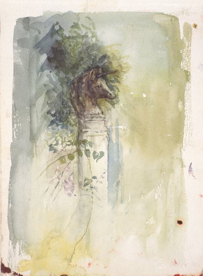 Estátua de unicórnio (pintura) de Joyce Haddon