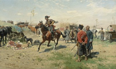 Os cossacos zaporozhianos de Jozef Brandt