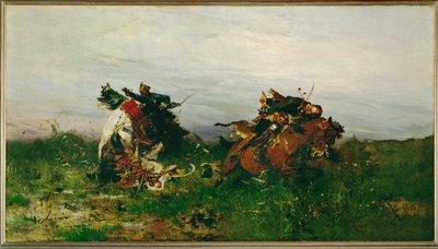 O laço (pintura sobre tela) de Jozef Brandt