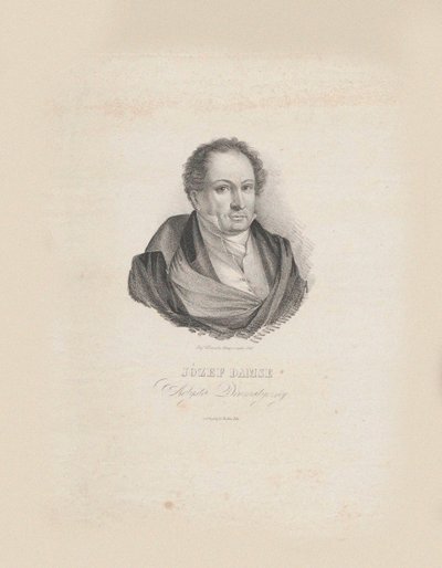 Retrato do Compositor Józef Damse 1789-1852 , 1840. de Jozef Hilary Glowacki