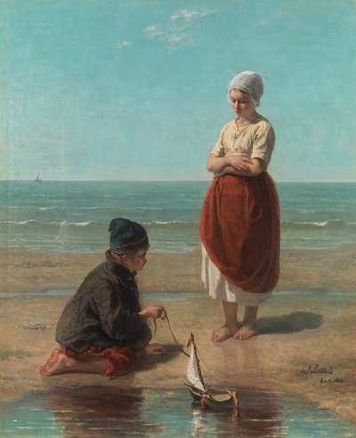 Crianças do mar de Jozef Israëls
