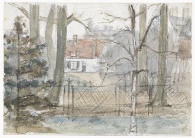 Casa e jardim ao ar livre de Jozef Israëls