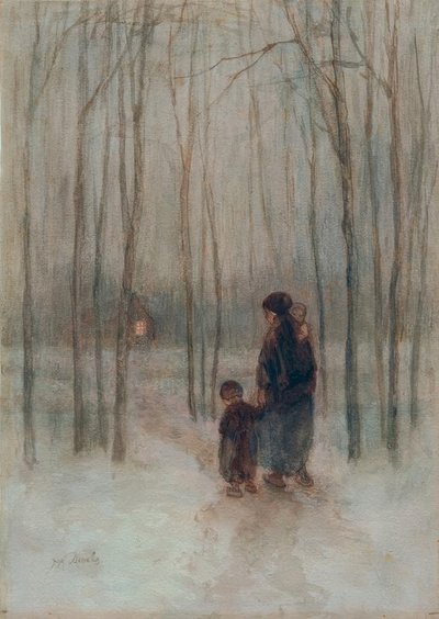 Eventide in the Woods de Jozef Israëls