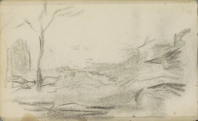 Paisagem com uma árvore de Jozef Israëls