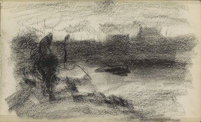 paisagem com água de Jozef Israëls