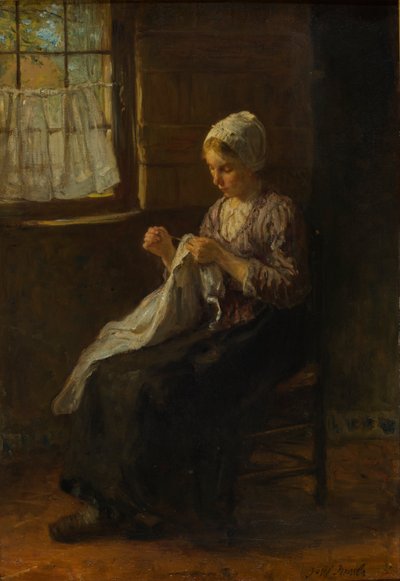 A jovem costureira de Jozef Israëls