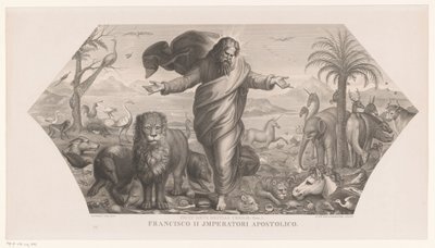Criação dos animais
Fecit deus bestias terrae (título sobre o objecto)
Criação (título da série) de Jozef Karel De Meulemeester