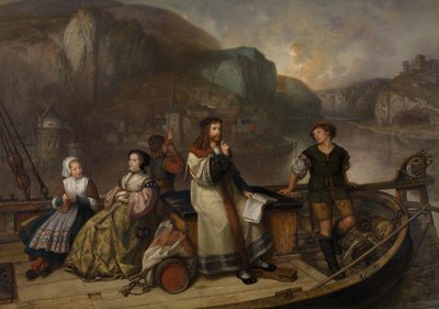 Albrecht Dürer Navegando pelo Reno de Jozef Lies