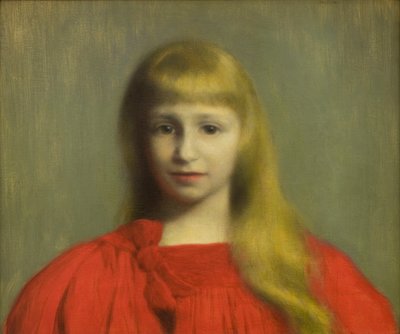 Rapariguinha de Vestido Vermelho de Jozef Pankiewicz