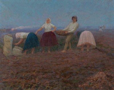 Apanhar batatas de Jozef Teodor Mousson