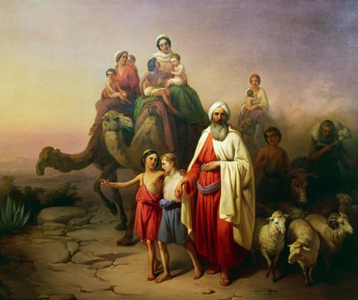 A Viagem de Abraão de Ur a Canaã de Jozsef Molnar