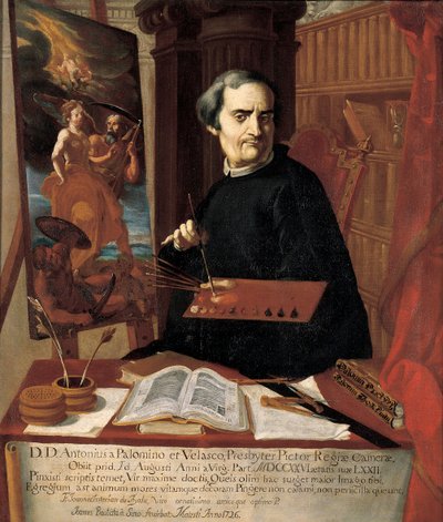 Retrato de Acisclo Antonio Palomino de Castro e Velasco de Juan Bautista Simo