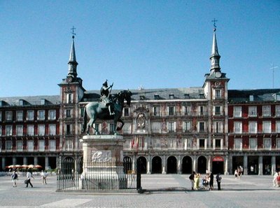Vista da Plaza Mayor, c.1619 (foto) de Juan Gomez de Mora
