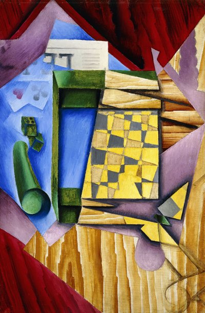 Gamão, 1913-14 de Juan Gris