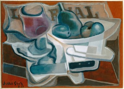 Taça e copo de Juan Gris