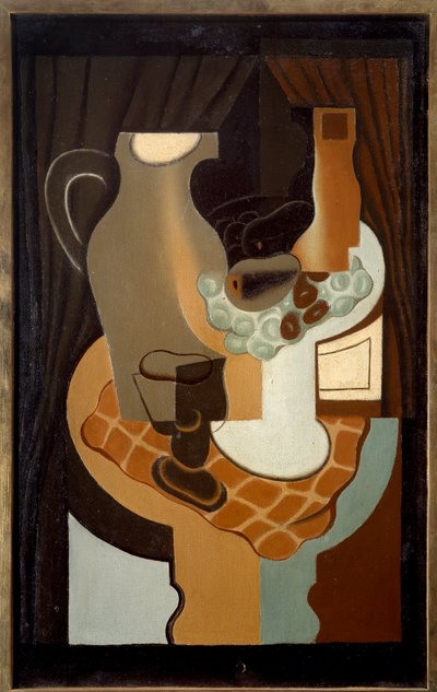 Broc e compotter. Pintura de Juan Gris (1887-1927) de Juan Gris