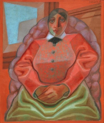 Mulher na poltrona de Juan Gris