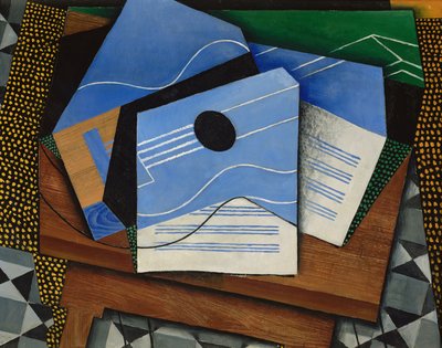 Guitarra sobre uma mesa de Juan Gris