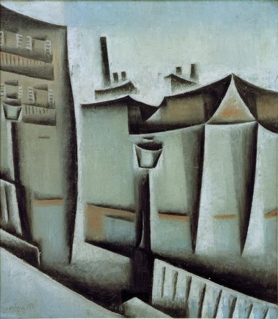 Casas em Paris de Juan Gris