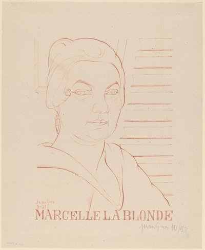 Marcela a loira de Juan Gris