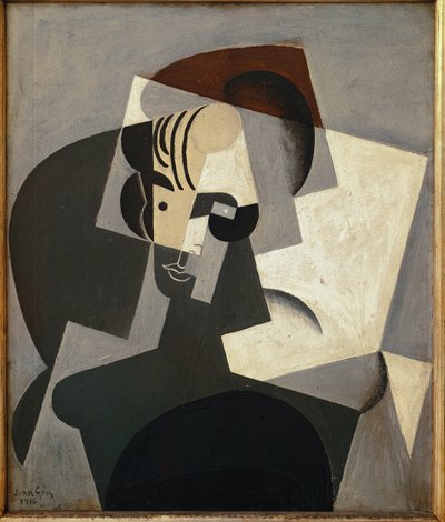 Retrato de Josette Gris - Óleo sobre tela de Juan Gris