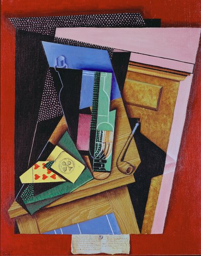 Natureza morta com um poema de Juan Gris