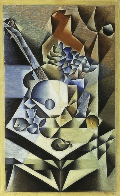 Natureza morta com flores. 1912 de Juan Gris