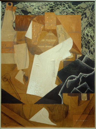 Natureza morta com uvas de Juan Gris
