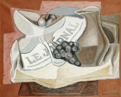 O cacho de uvas; O cacho de uvas, 1925 de Juan Gris