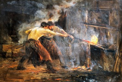 Ferreiros, c19º quadro de Juan Luna y Novicio