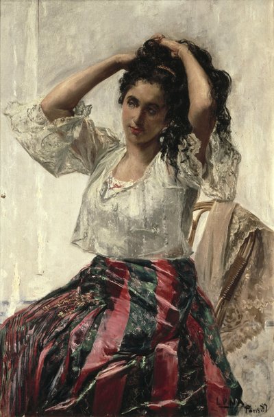 A Mestiça. 1887 (pintura) de Juan Luna y Novicio