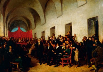 Cabildo em sessão, 22 de maio de Juan Manuel Blanes