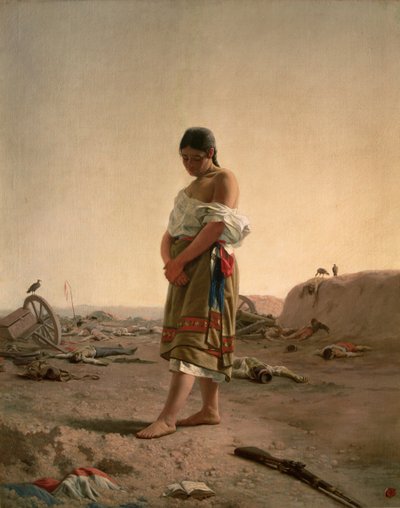A paraguaia na sua Terra Mãe Desolada de Juan Manuel Blanes